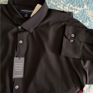 Mizzen+Main Charcoal Button Down Shirt